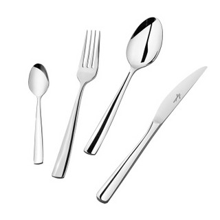 Lagostina 拉歌蒂尼 可丽系列西餐餐具不锈钢刀叉勺4件套 礼盒装 