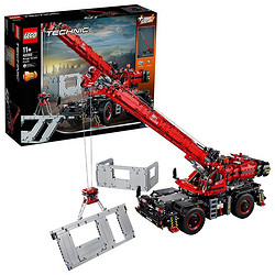 LEGO 乐高 机械组 42082 复杂地形起重机（赠乐高限定帽子）