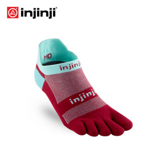 injinji Injinji五指袜 18年新品 低帮薄款跑步袜 防水泡运动袜 男女袜 海沫绿 S