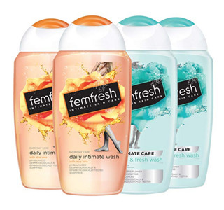 femfresh 芳芯 女性私处护理液 洋甘菊+莲花 250ml*4瓶