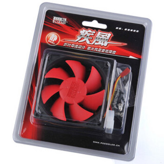 PCCOOLER 超频三 疾风F-85 80mm 机箱散热风扇 80mm