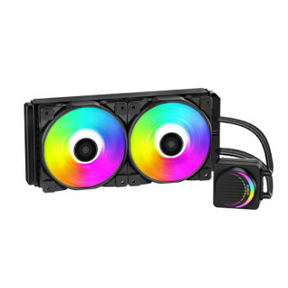 PCCOOLER 超频三 偃月240RGB 一体式CPU水冷散热器（多平台、兼容4厂主板RGB灯效）