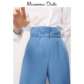  Massimo Dutti 05039710404 女士阔腿长裤 40