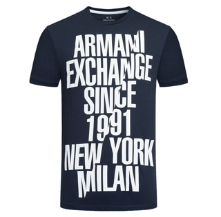 Armani Exchange 00003226093 男士印花针织T恤