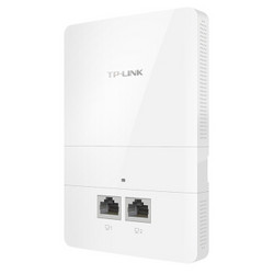 TP-LINK TL-AP1200I-PoE AC1200双频无线面板式AP 企业级酒店别墅wifi接入 POE供电 AC管理