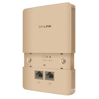 TP-LINK 普联 TL-AP1200I-PoE 1200M双频无线面板式AP (香槟金色)