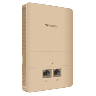 TP-LINK 普联 TL-AP1200I-PoE 1200M双频无线面板式AP (香槟金色)