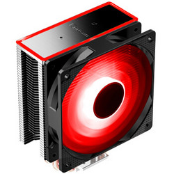 JONSBO 乔思伯 CR-601 红光 CPU风冷散热器（单塔单扇4热管、多平台）