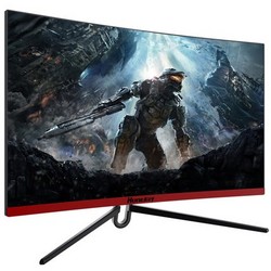 Huntkey 航嘉 X2772CK 27英寸 VA曲面电竞显示器（2560x1440、144Hz、FreeSync）