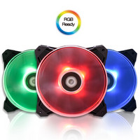 ID-COOLING SF-12025-RGB TRIO PWM机箱风扇（3X套装、红外灯效控制）