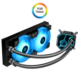 ID-COOLING DASHFLOW 240 RGB 一体式CPU水冷散热器（多平台、兼容3厂主板RGB灯效）