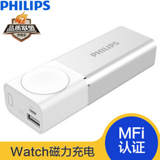 PHILIPS 飞利浦 DLP6068 移动电源 5000毫安 银色