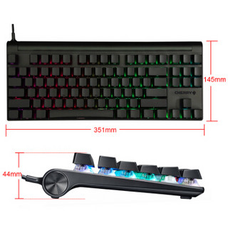 CHERRY 樱桃 MX Board 8.0 87键 有线机械键盘 黑色 RGB 红轴
