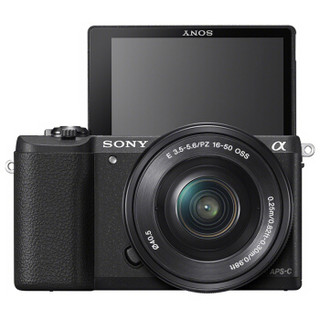 SONY 索尼 Alpha 5100L 全画幅 微单相机 黑色 E PZ 16-50mm F3.5 OSS 变焦镜头 单头套机