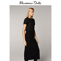 Massimo Dutti 05202612800 女士铅笔针织裙 L