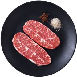 春禾秋牧 谷饲原切板腱/上脑牛排、沈大成小馄饨组合好价