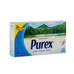 purex 普雷克斯 烘干机专用香水纸 山野微风香型 40片 *3件