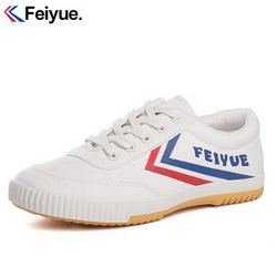 FEIYUE 中国飞跃 女鞋帆布鞋女新款时尚潮流经典学生布鞋情侣款休闲鞋 *2件