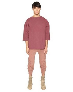  adidas Originals X Kanye West YEEZY 8861921 男士oversie短袖卫衣