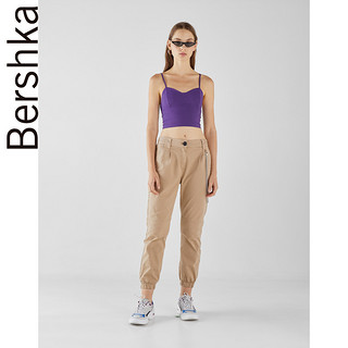 Bershka 巴适卡 08882058611 女士紧身V领吊带背心 XS