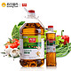 西瑞压榨纯香菜籽油5L+500ml/桶 瓶装 非转基因食用油 物理压榨 放心粮油 粮农出品 *3件