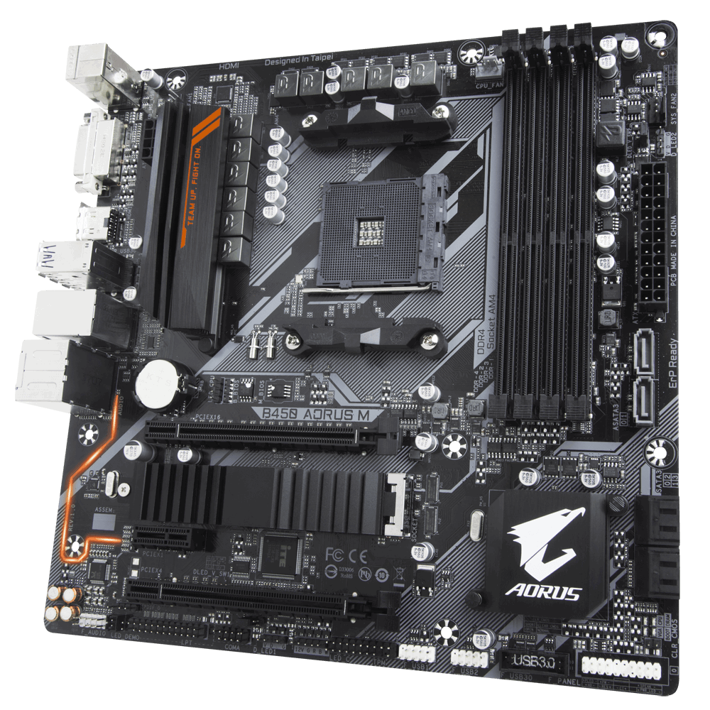 gigabyte技嘉电竞小雕b450aorusm主板