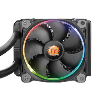  Tt（Thermaltake）蛟龙 Sync RGB 120 一体式CPU水冷散热器 (RGB风扇/主板同步/全铜水冷头/多平台/带硅脂)