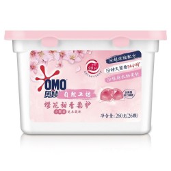 OMO 奥妙 洗衣凝珠 甜柔樱花 26颗 *2件