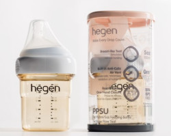 Hegen 新生儿PPSU奶瓶 150ml 配1段奶嘴 *2件