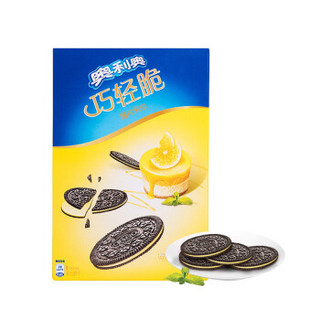 OREO 奥利奥 巧轻脆薄片夹心饼干 柠檬芝士蛋糕口味 285g