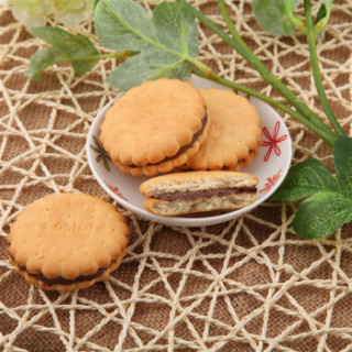 奥伯特 香草饼干 可可夹心 奶油味 155g