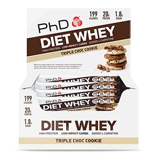  PhD Nutrition Diet 乳清蛋白 三重巧克力饼干 65g*12包