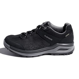  LOWA户外防水登山鞋女徒步鞋女低帮鞋子LOCARNO GTX L320817 027 (黑色、38)