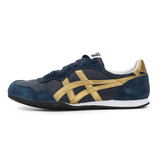 Onitsuka Tiger 鬼塚虎 Serrano 中性休闲运动鞋 D109L-5094 海军蓝/金色 36