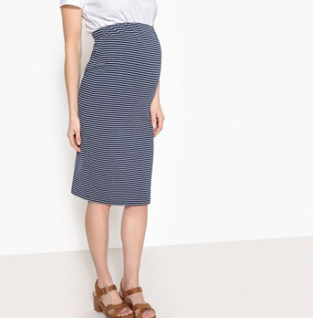  La Redoute Collections 孕妇弹性棉质半身裙