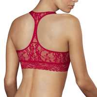 DKNY 女士蕾丝无钢圈内衣 2件装 M码 黑+红