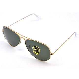 Ray·Ban 雷朋 RB3026 L2846 太阳镜 绿片浅金架 62mm