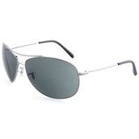 Ray·Ban 雷朋 RB 3454E 004/71 枪色镜框墨绿色太阳镜 65mm