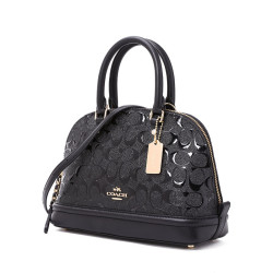 COACH\/蔻驰女包2018新款中号牛皮单肩斜挎