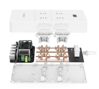 ORICO 奥睿科 HPC-4A5U 智能5口USB数码充电器 1.5米 白色