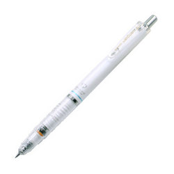 日本斑马牌（ZEBRA）防断芯自动铅笔 0.5mm绘图活动铅笔学生用 低重心双弹簧设计 MA85 白色笔杆 *3件