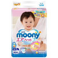 值友专享：moony 尤妮佳 婴儿纸尿裤 M64片 *6件