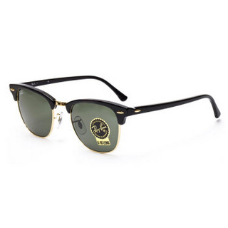 Ray-Ban 雷朋 Ray·Ban 雷朋 派对达人系列 太阳镜 黑色镜框绿色镜片 RB 3016 W0365 51mm