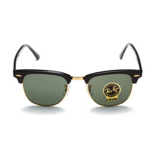 Ray-Ban 雷朋 Ray·Ban 雷朋 派对达人系列 太阳镜 黑色镜框绿色镜片 RB 3016 W0365 51mm