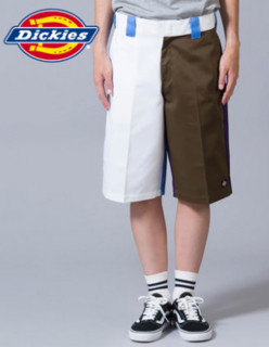  Dickies 帝客 US42283 男士撞色工装短裤 白色 30