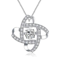 凑单品sable舞动系列多边形镀白金吊坠项链