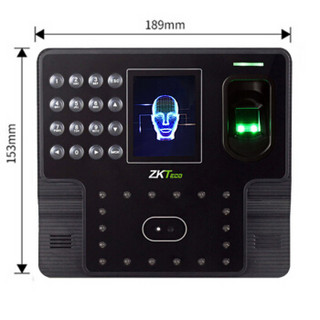 ZKTeco 中控智慧 iFace102 考勤机 (U盘下载、软件版、面部识别考勤机)