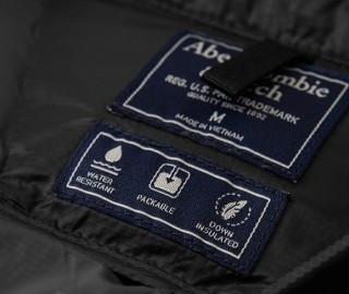Abercrombie & Fitch 166308 男士收纳式羽绒服