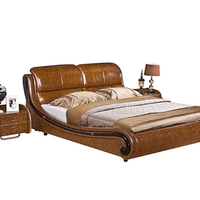 NMDS 诺曼迪诗 9953 欧式双人真皮床 1.5*2米