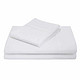 Malouf Woven 600TC 棉混纺床品套装 白色 Twin（三件套）